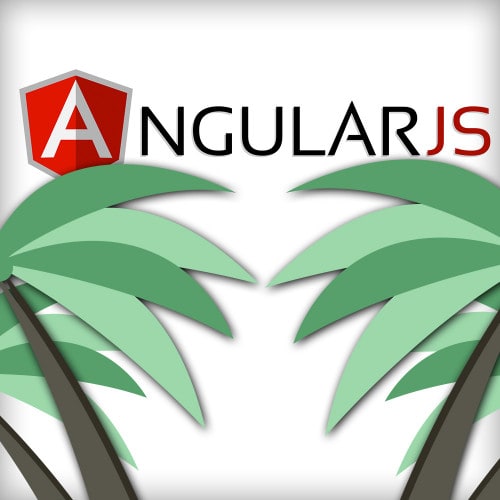 AngularJS Logo mit Dschungel